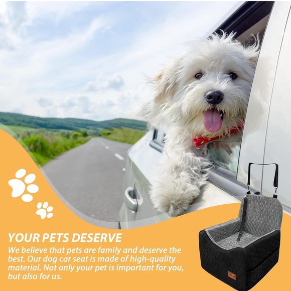 Lingusta extra high booster pet/dog car seat- New with tags- Pets up to 35 lbs - Picture 8 of 9